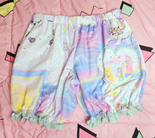 Load image into Gallery viewer, Pastel patchwork fairy kei bloomers, size XL