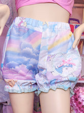 Load image into Gallery viewer, Pastel patchwork fairy kei bloomers, size L
