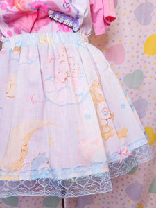 Care Bears fairy kei skirt, size XL