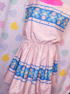 Fischer-Price vintage baby fabric retro dress, size XL/2X