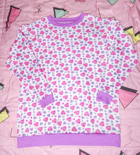 Load image into Gallery viewer, 90&#39;s doll heart pullover sweatshirt, spank fairy kei size 2X