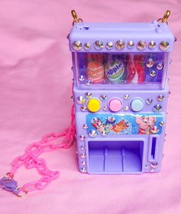 Lavender Japan SparkleFizz vending machine chunky bling maximalist necklace