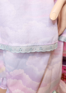 Pastel rainbow fairy spank kei pajama set, plus size XL