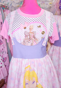 90's doll fairy spank kei jumper skirt, size M