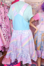 Load image into Gallery viewer, Pastel rainbow fairy spank kei jumper skirt, size S