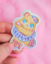 Load image into Gallery viewer, Ballerina Bear iron on applique patch Miss Jediflip collab