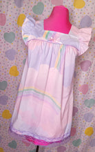 Load image into Gallery viewer, Pastel rainbow fairy spank kei nightie dress, plus size S 3X