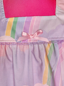 Pastel rainbow fairy spank kei nightie dress, plus size S 3X