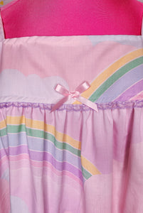 Pastel rainbow fairy spank kei nightie dress, plus size S 3X