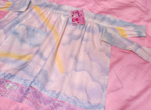 Load image into Gallery viewer, SALE Pastel rainbow apron, 90&#39;s fairy spank kei