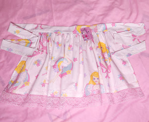 90's ballerina doll apron, 90's fairy spank kei