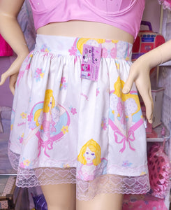90's ballerina doll apron, 90's fairy spank kei