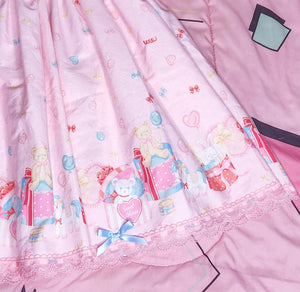 Rocking horse lovecore sweet lolita skirt, size XL