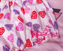 Load image into Gallery viewer, Lollipop lovecore Valentine fairy kei bloomers, size XL 2X