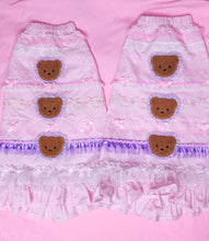 Load image into Gallery viewer, Teddy bear lace legwarmers - Lovely Dreamhouse - Made to order