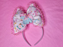 Load image into Gallery viewer, Unicorn shopping fairy kei puffy bow headband