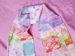 Patchwork pastel scarf, fairy spank kei