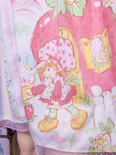 Load image into Gallery viewer, Strawberry Shortcake upcycled paneled 80s nightie dress size 2X