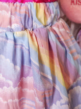 Load image into Gallery viewer, Pastel rainbow upcycled skirt size M XL PLEASE READ