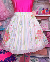 Load image into Gallery viewer, Strawberry Shortcake upcycled paneled skirt size 4X