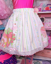 Load image into Gallery viewer, Strawberry Shortcake upcycled paneled skirt size 4X