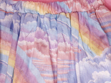 Load image into Gallery viewer, Pastel rainbow upcycled skirt size M XL PLEASE READ