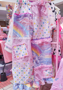 Pastel rainbow patchwork pants - Lovely Dreamhouse - Made to order