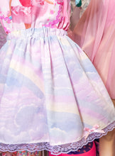 Load image into Gallery viewer, Pastel rainbow fairy spank kei skirt plus size 2X 3X 4X