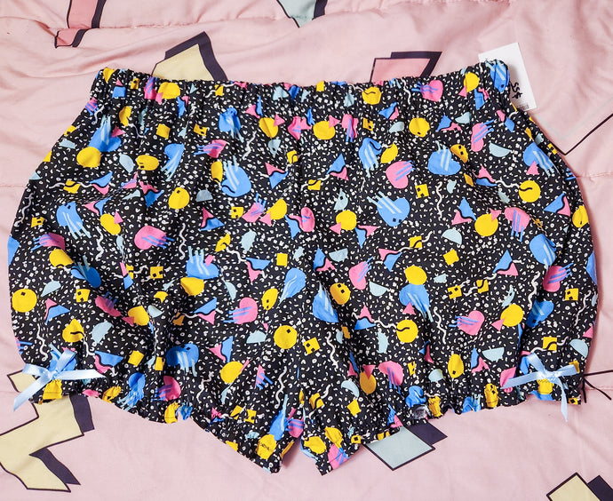 SALE 90's Memphis print bloomers, spank kei plus size 2X