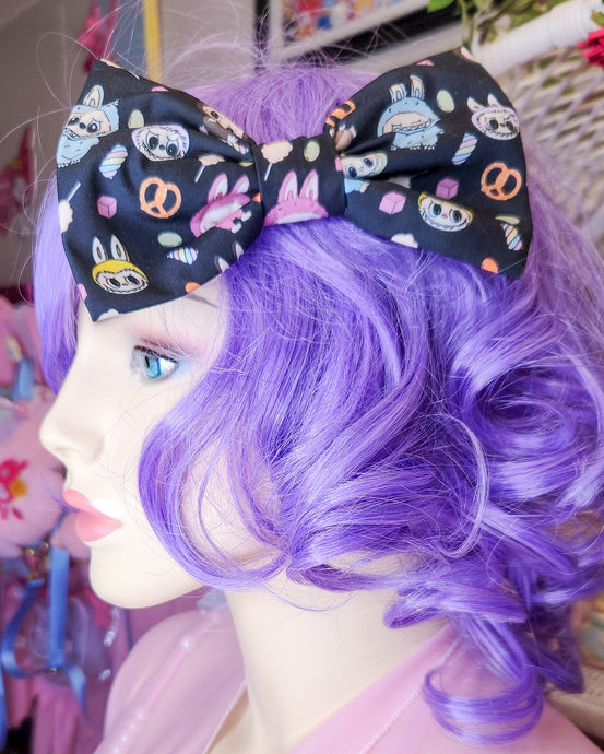Labubu snack hair bow, Lafufu