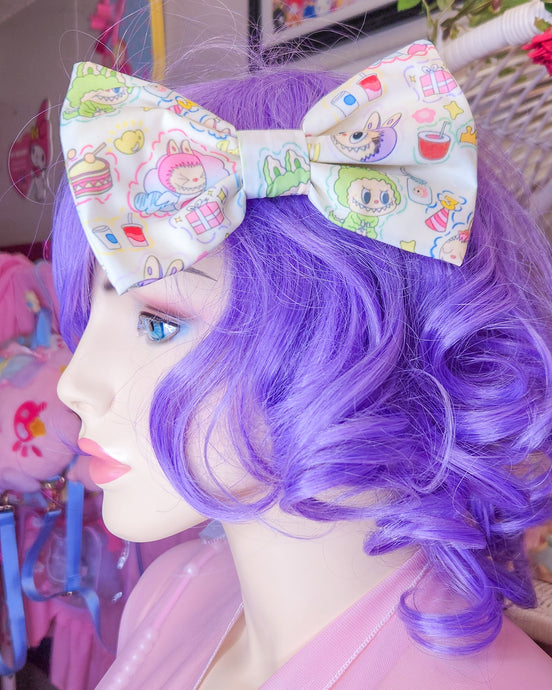 Labubu party hair bow, Lafufu
