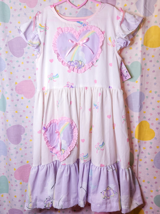 Ballet slipper unicorn upcycled dress, size Medium