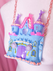 Frosted castle necklace, fairy spank kei decora