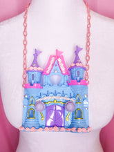 Load image into Gallery viewer, Frosted castle necklace, fairy spank kei decora