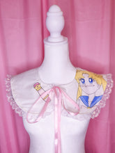 Load image into Gallery viewer, Sailor Moon detachable collar, fairy spank kei magical girl