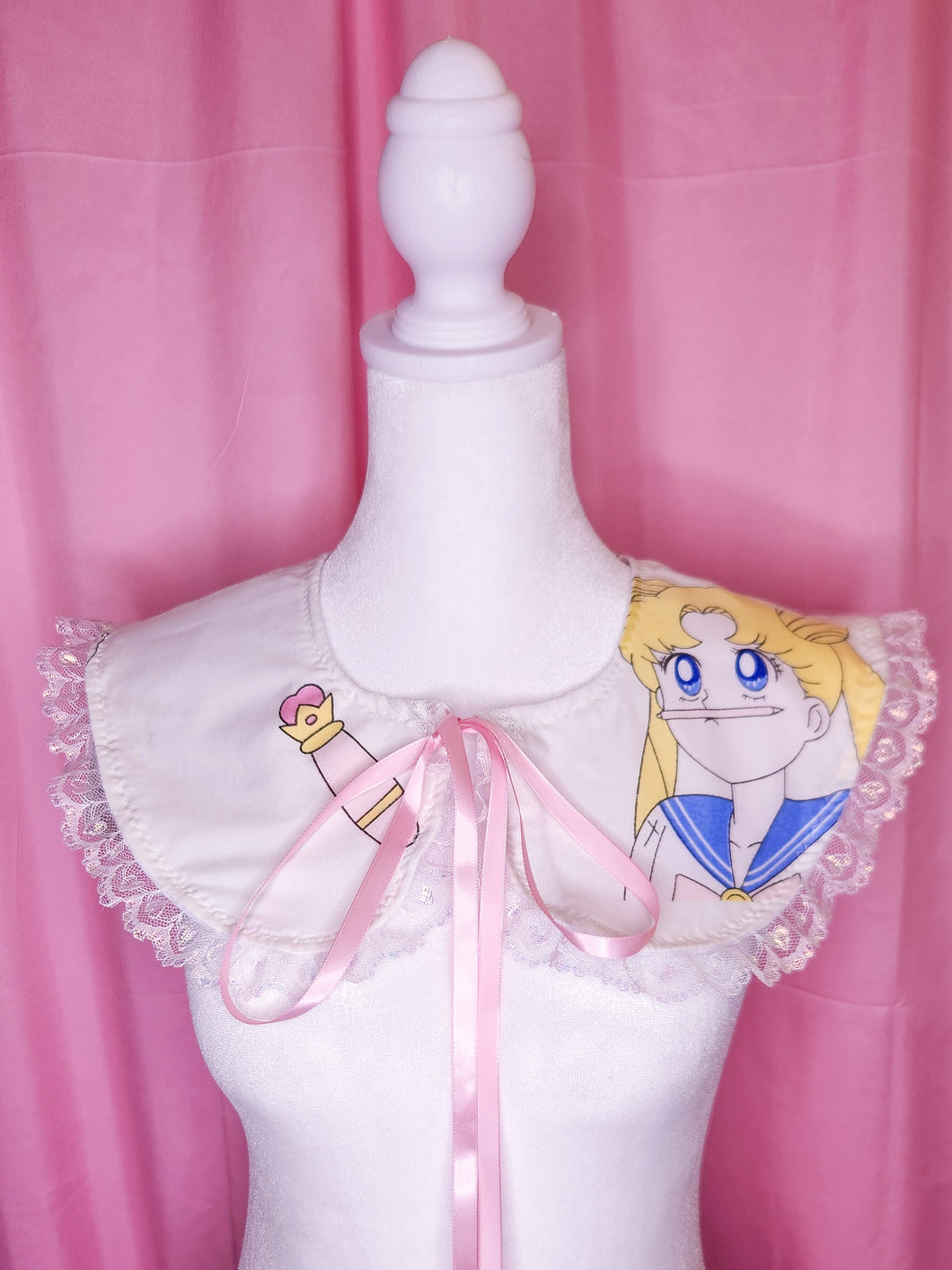 Sailor Moon detachable collar, fairy spank kei magical girl