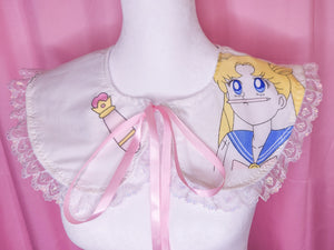 Sailor Moon detachable collar, fairy spank kei magical girl