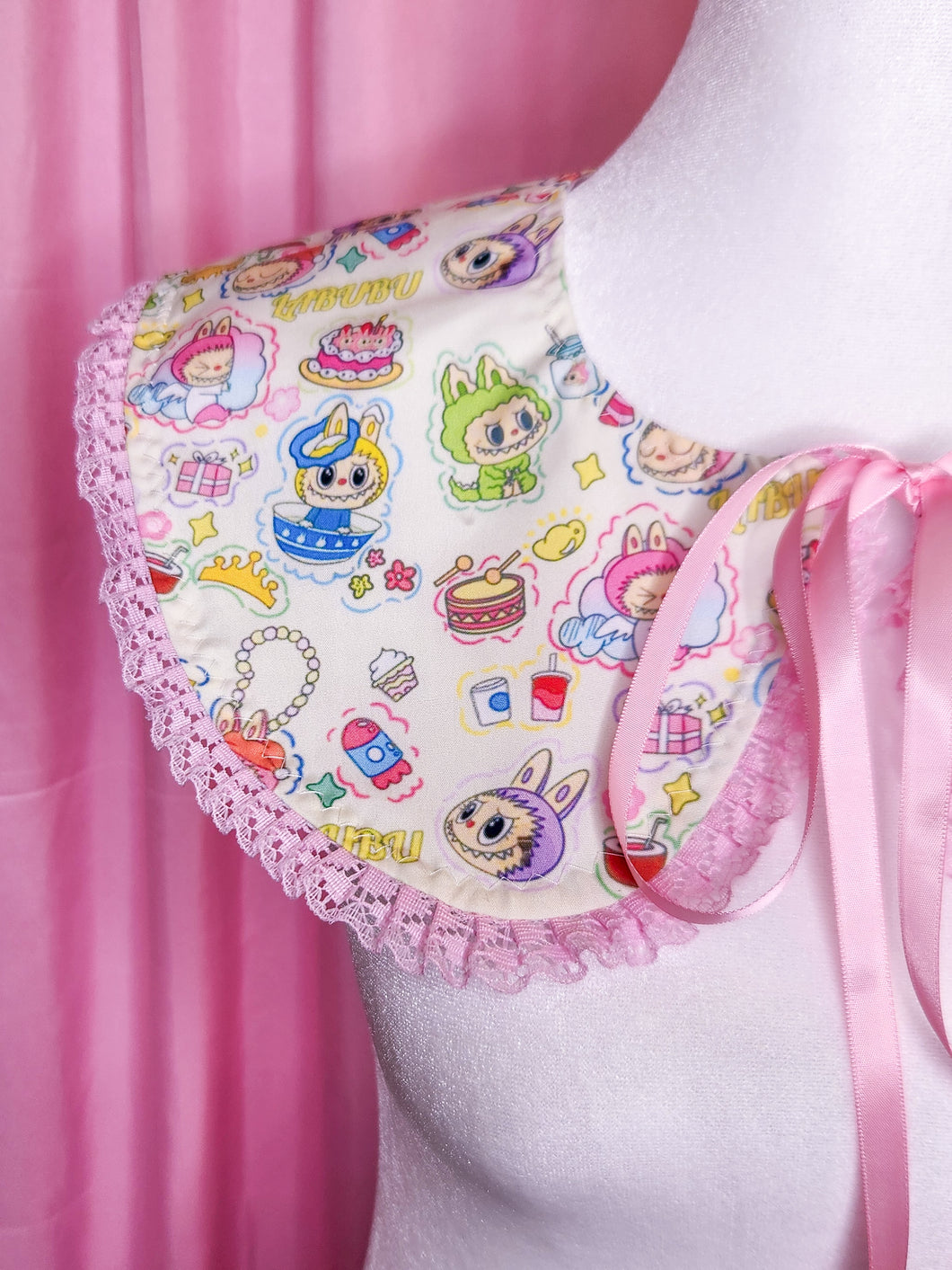 Labubu party detachable collar, fairy spank kei