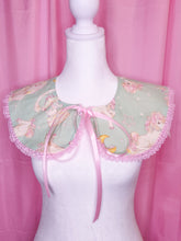 Load image into Gallery viewer, Pastel green 80s unicorn detachable collar, fairy spank kei