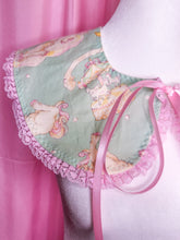 Load image into Gallery viewer, Pastel green 80s unicorn detachable collar, fairy spank kei