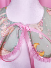 Load image into Gallery viewer, Pastel green 80s unicorn detachable collar, fairy spank kei
