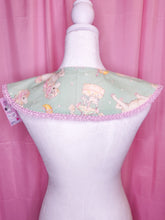 Load image into Gallery viewer, Pastel green 80s unicorn detachable collar, fairy spank kei