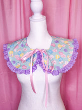 Load image into Gallery viewer, Mint green Conversation Hearts detachable collar, fairy spank kei lovecore