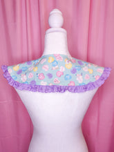 Load image into Gallery viewer, Mint green Conversation Hearts detachable collar, fairy spank kei lovecore