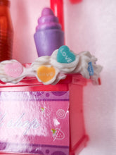 Load image into Gallery viewer, Pink/red frosted snack stand necklace, fairy spank kei decora