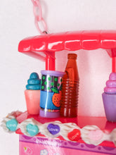 Load image into Gallery viewer, Pink/red frosted snack stand necklace, fairy spank kei decora