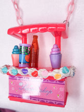 Load image into Gallery viewer, Pink/red frosted snack stand necklace, fairy spank kei decora