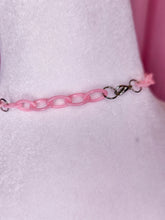 Load image into Gallery viewer, Pink/red frosted snack stand necklace, fairy spank kei decora