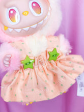 Load image into Gallery viewer, Labubu dress, orange green polka dot Halloween J-fashion lafufu jumperskirt JSK