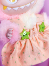 Load image into Gallery viewer, Labubu dress, orange green polka dot Halloween J-fashion lafufu jumperskirt JSK